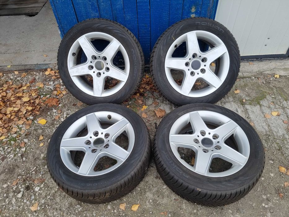 Koła / Felgi KBA45425 + opony zimowe Nokian WRD3 205/55R16 / BMW E36