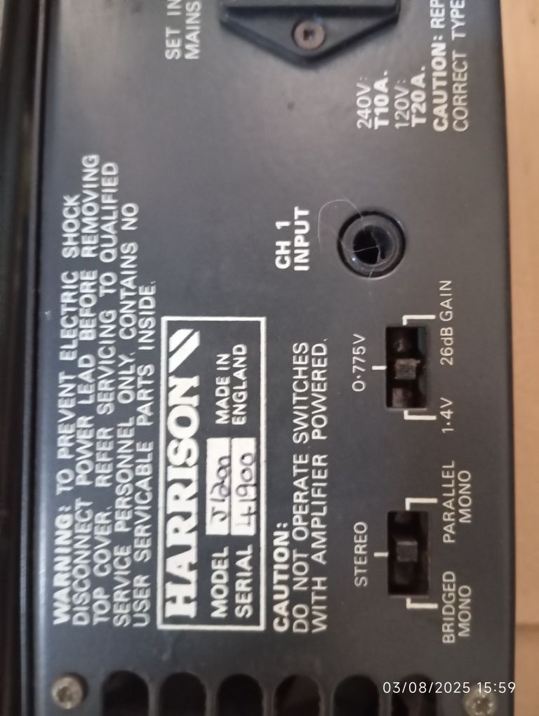 Harrison Professional Power Amplifier