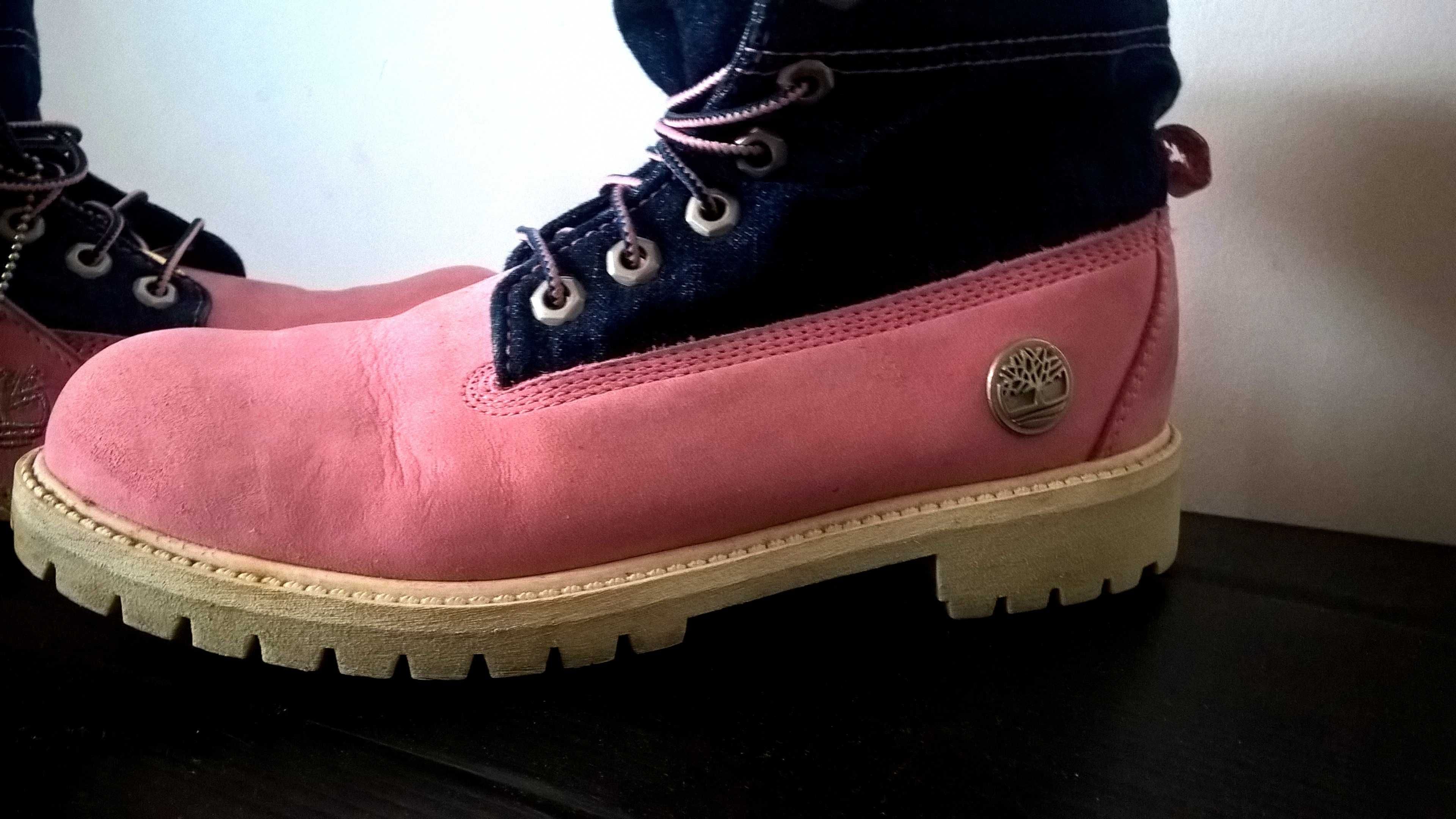 Timberland trzewiki botki skóra  jeans r.38