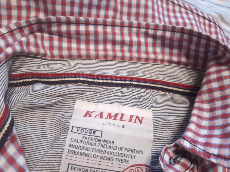 Koszula z krótkim rękawem w kratkę rozmiar L