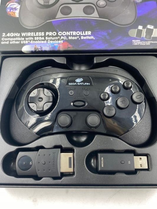 outlet pad bezprzewodowy przewodowy retro-bit sega saturn 2.4ghz opis