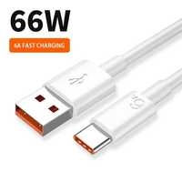 Kabel USB typ C/ 66w/6A- SzybkieŁadowanie/ 1m/1,5m/2m/do wyboru