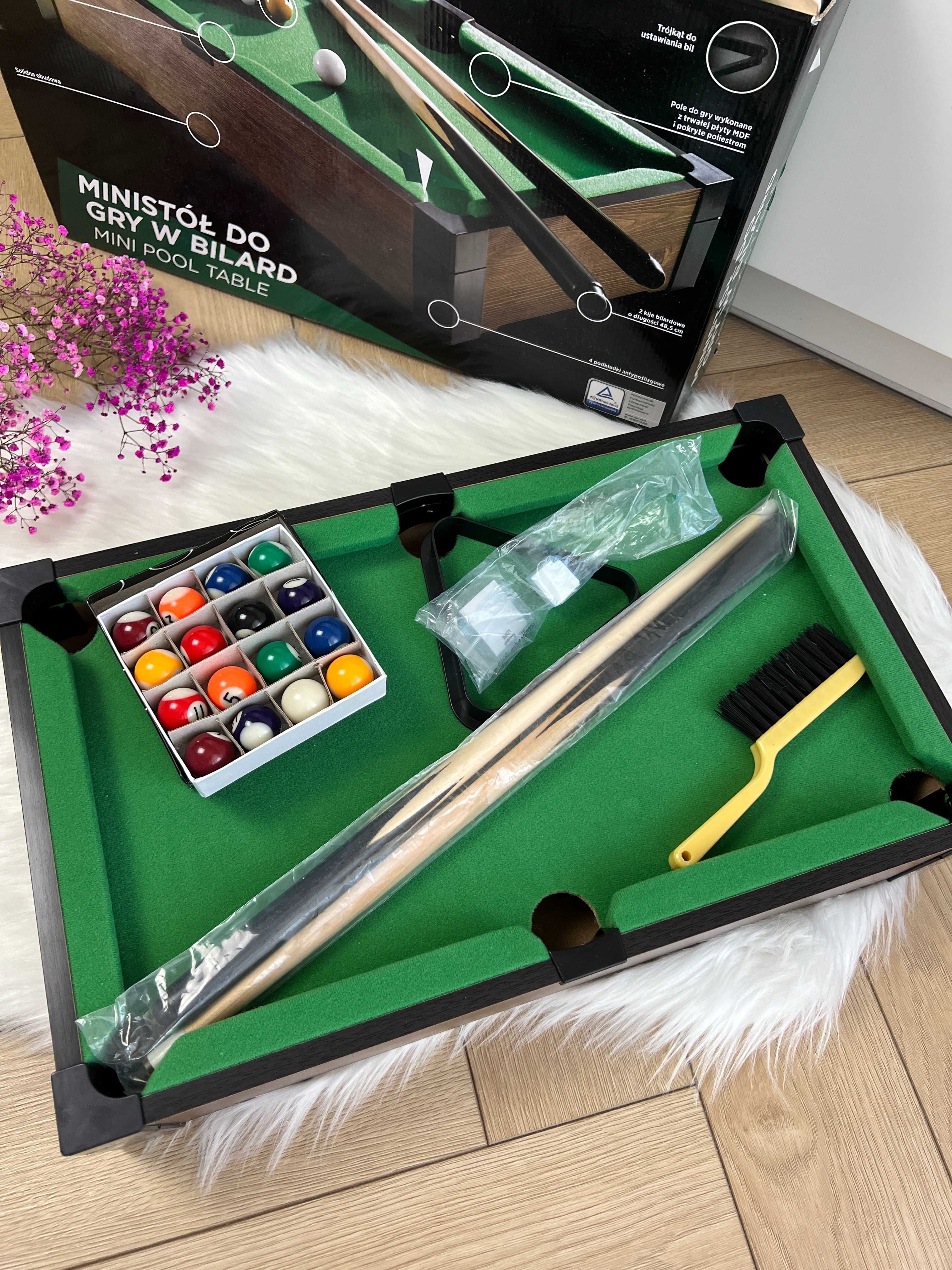 Jak nowy Mini stół do gry w bilard Mini pool table stół do bilarda