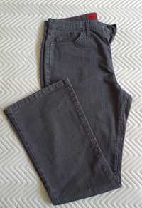 Jeans spodnie z elastanem szare rozm. 44
