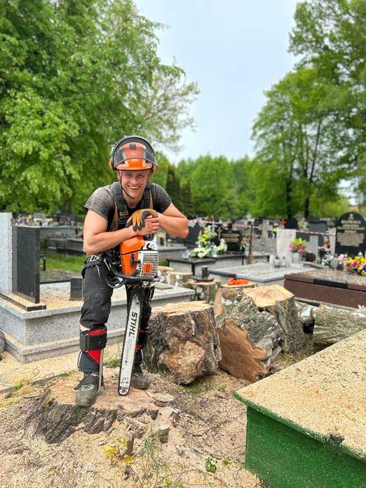 Koszenie trawy, nieużytków, wycinka drzew, frezowanie pni, karczowanie