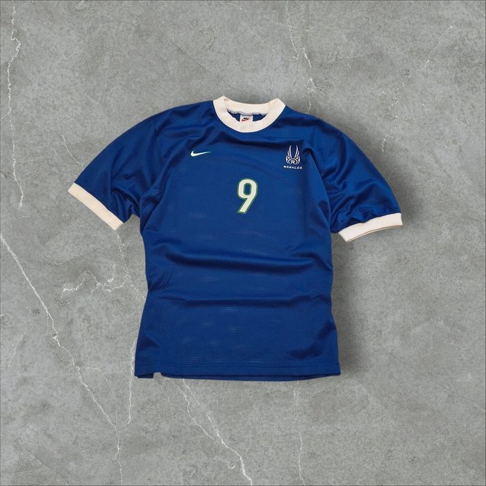 Nike Ronaldo Brasil vintage 90s koszulka piłkarska wyjazdowa