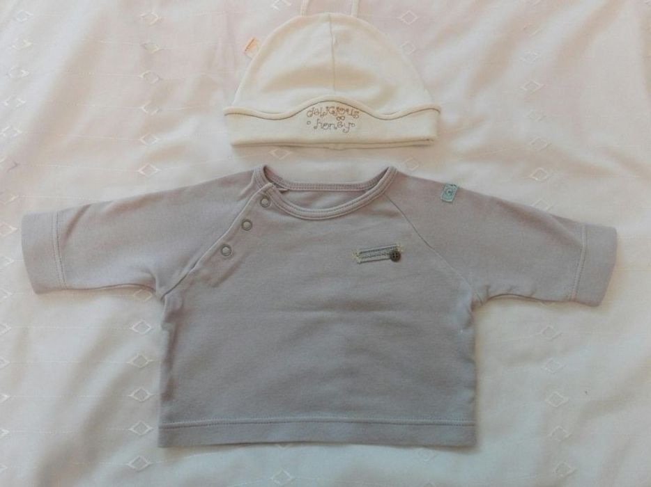 Koszulka i czapeczka dla niemowlaka