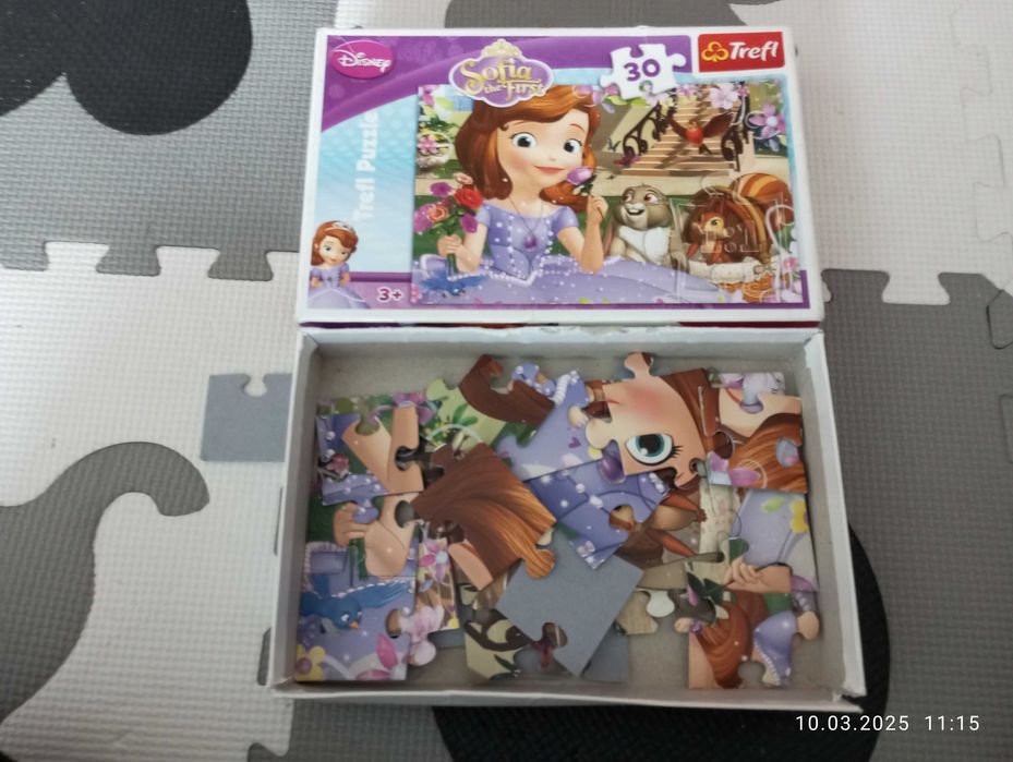 Zestaw puzzle 3 sztuki Nemo, księżniczka Zosia, morze wiek 3 +