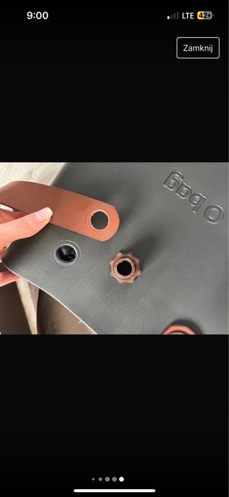 Obag torebka grafitowa