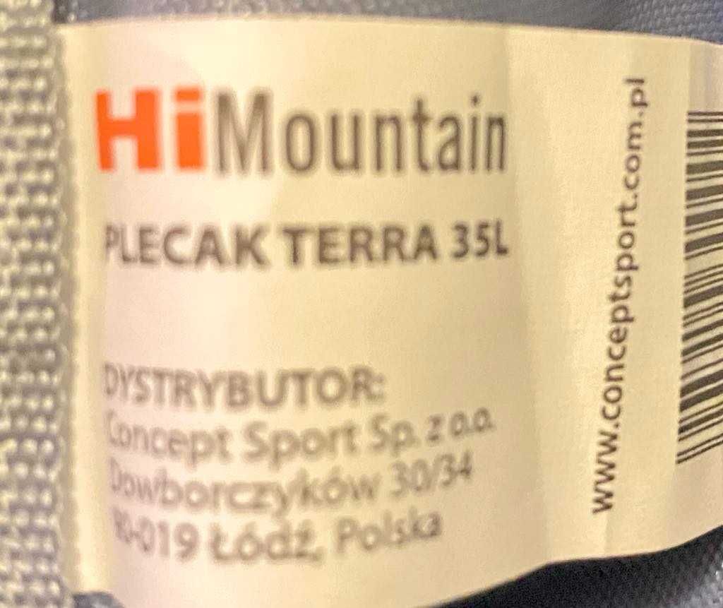 HiMountain PLECAK TERRA 35l w kolorze ciemnoniebieskim z żółtym