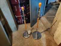 Suporte toalheiro e escova casa de banho