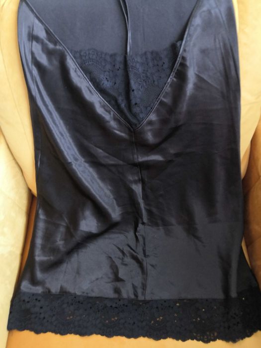 koszulka nocna, czarna