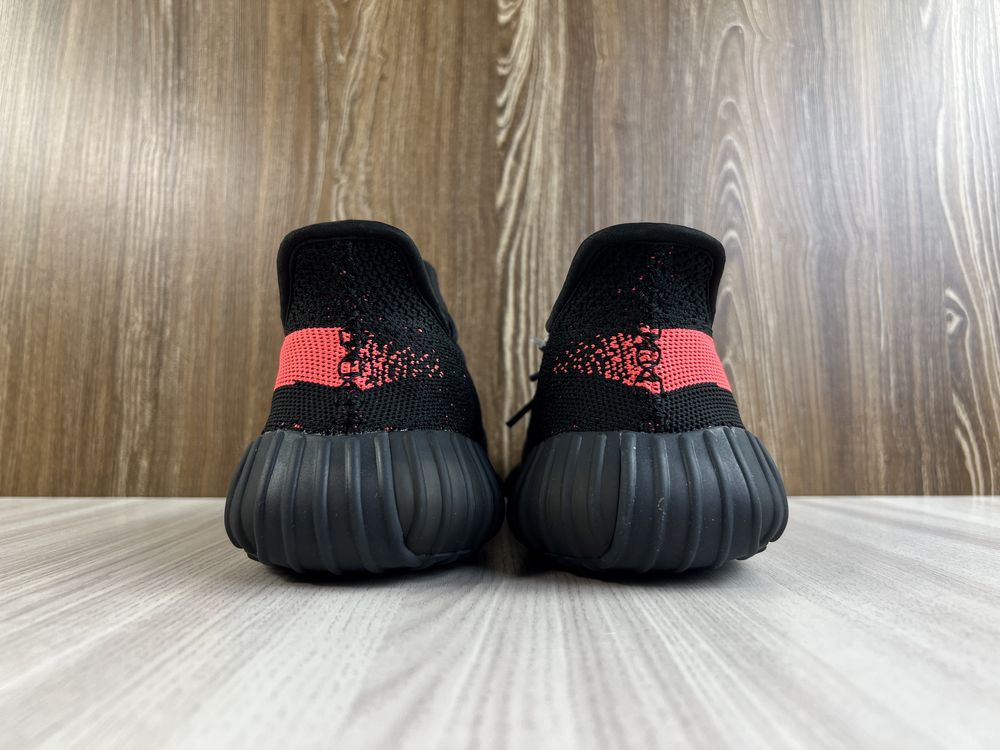 Yeezy 350 core black red