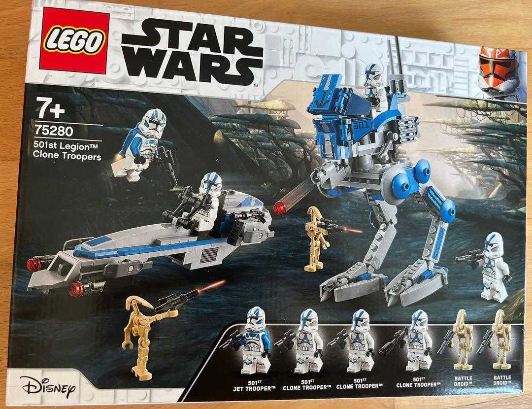 NOWY zestaw LEGO Star Wars 75280 - Żołnierze-klony z 501. legionu