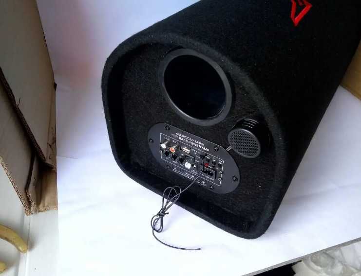 Сабвуфер бочка НЧ динамик в машину для дома саббуфер автоакустика саб.