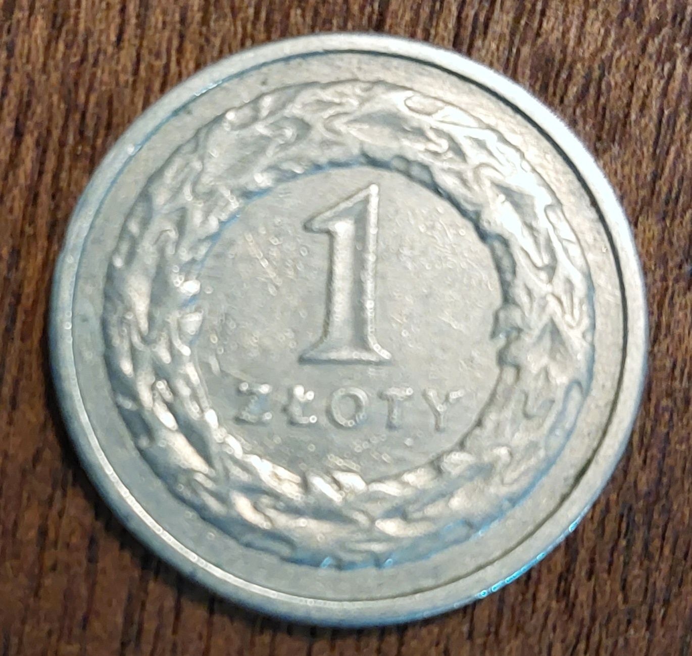 Moeda 1 Zloty - Polónia (1990)