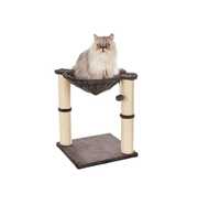 Котяча вежа Amazon Basics з гамаком і дряпками для домашніх котів,