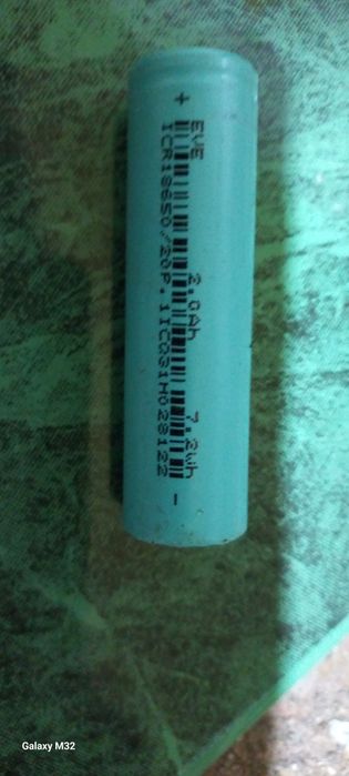 акумулятор високотоковий 18650/20P