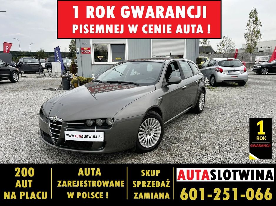 Alfa Romeo 159 1 ROK GWARANCJI W CENIE AUTA, Zamiana, 1.9 Tdi ! Alu,