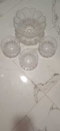 Kryształ misy miseczki kwiatki kwiaty kryształowe