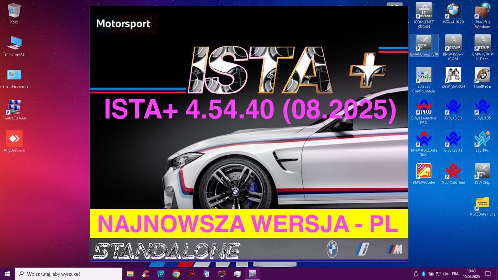 BMW ISTA+ 4.54.40 – K-Dcan, Enet, Icom, Esys – ISPI Ista NEXT