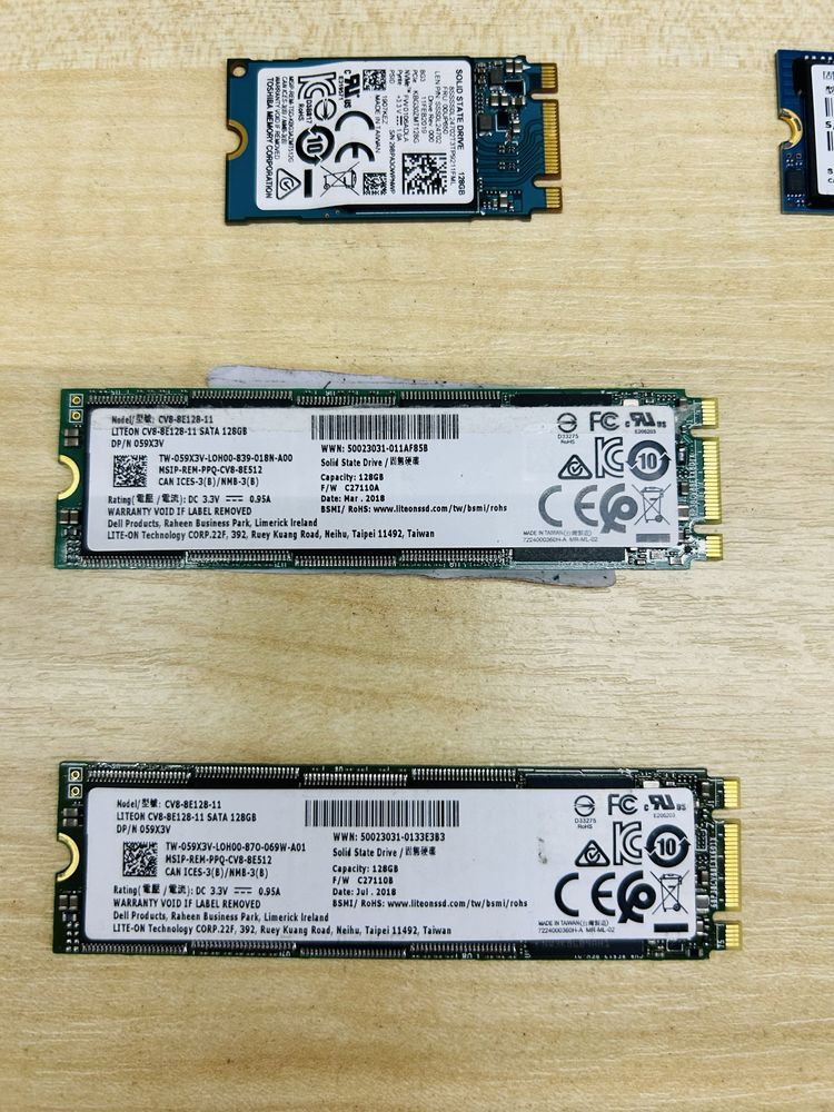 Ssd диск, смд диск M2/SATA/NGFF 128Gb оригінал б/в
