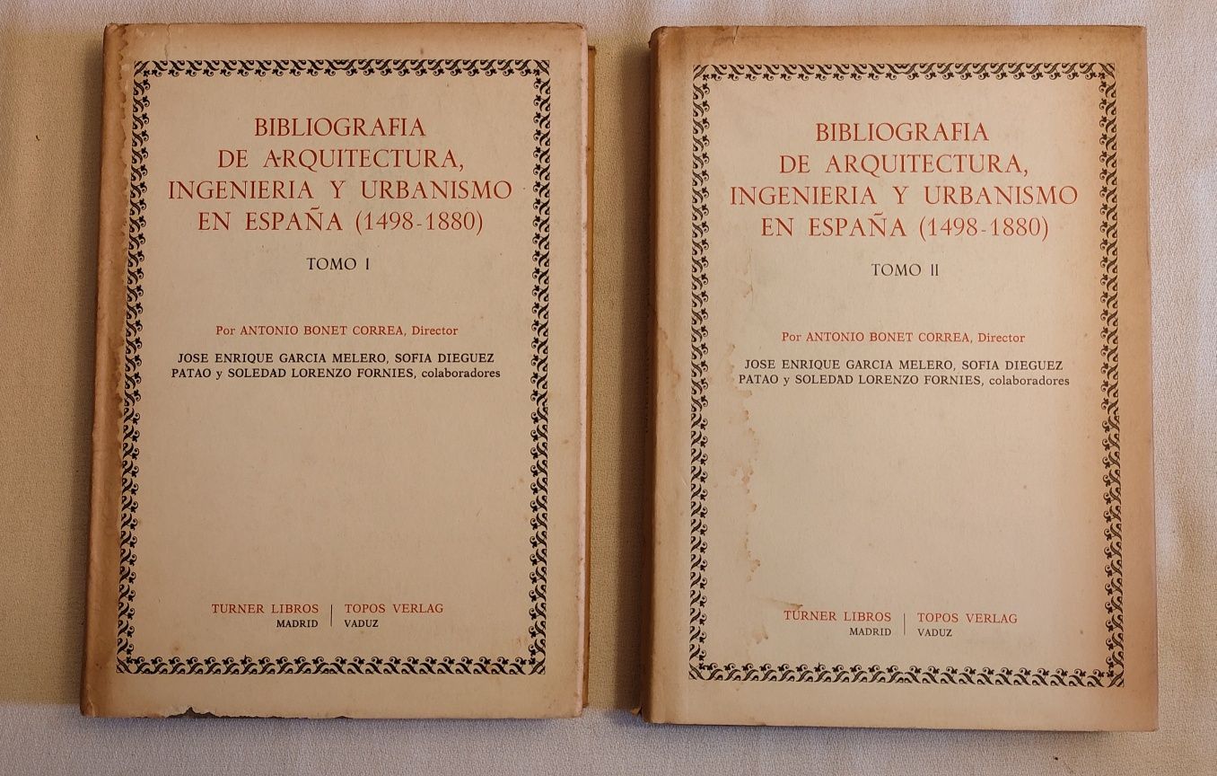 Bibliografia de Arquitetura, Ingenieria y Urbanismo en Espana