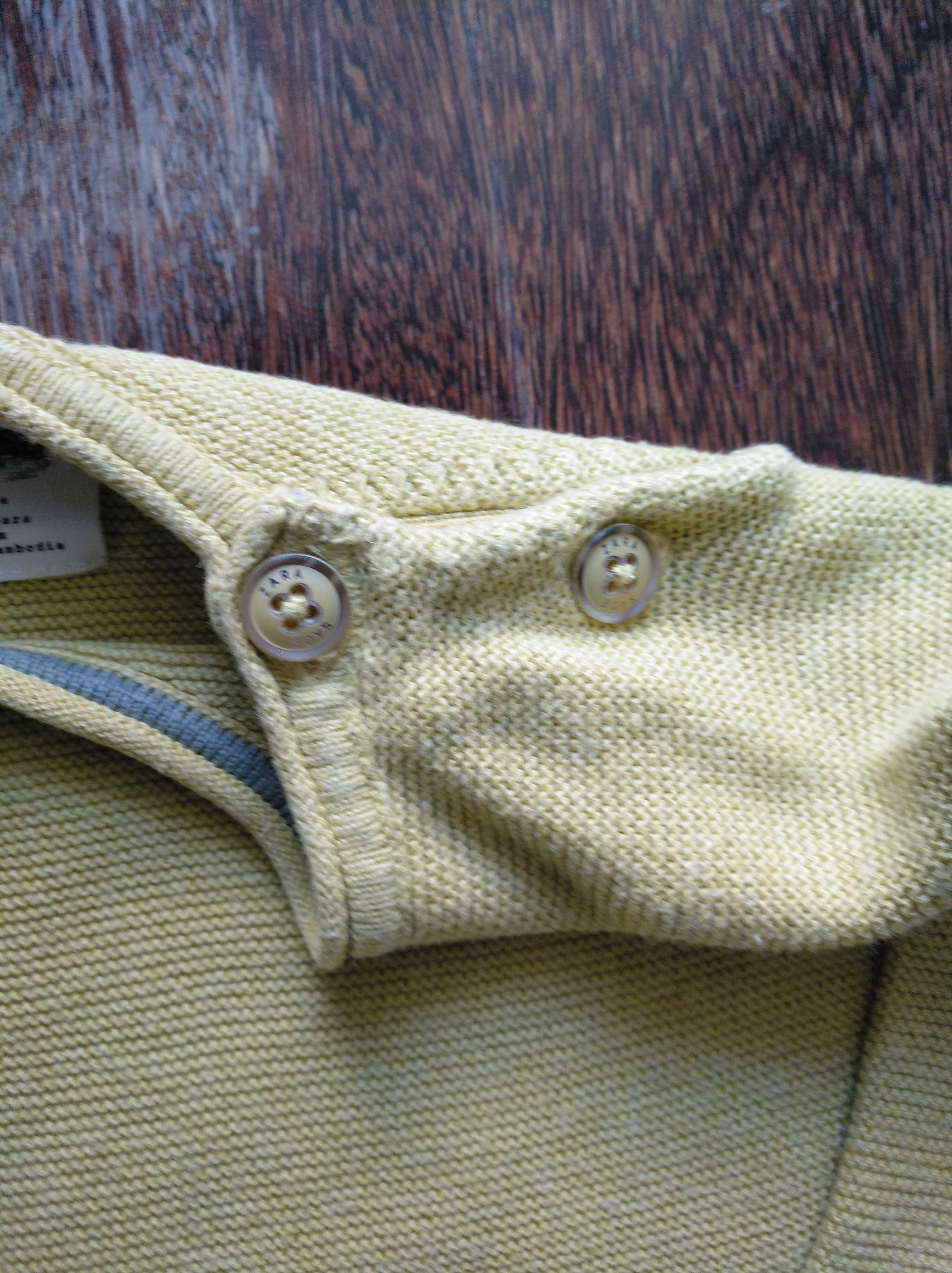 3 Camisolas de algodão Primavera Verão da Zara Kids e da Benetton