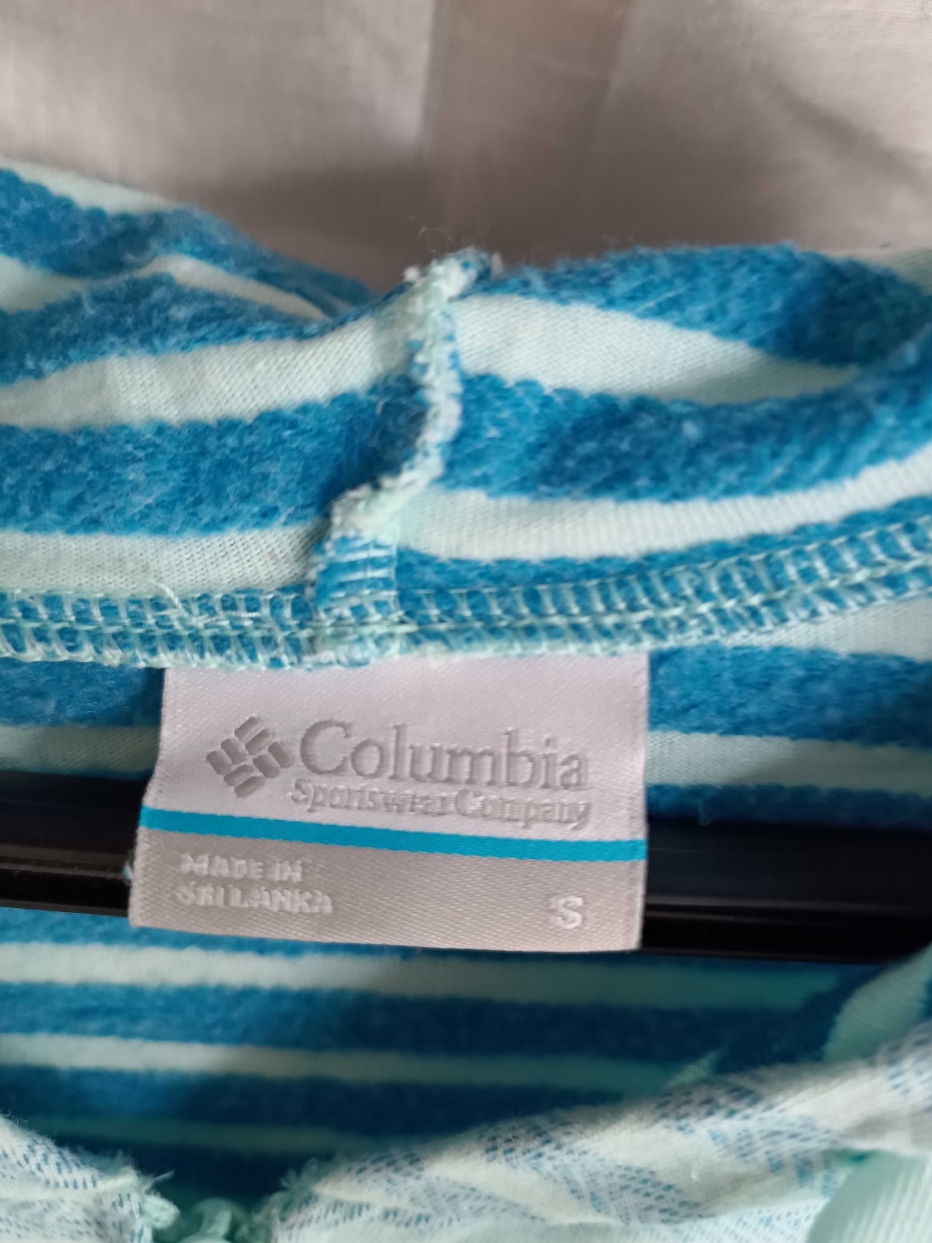 Bluza błękitna w paski Columbia