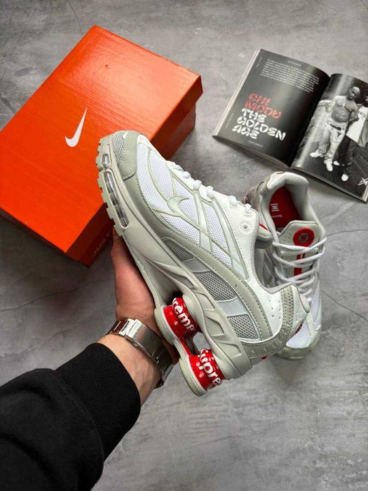 !SALE! Nike Shox Ride 2 x Supreme White 36 37 38 39 40 41 42 43 44 45