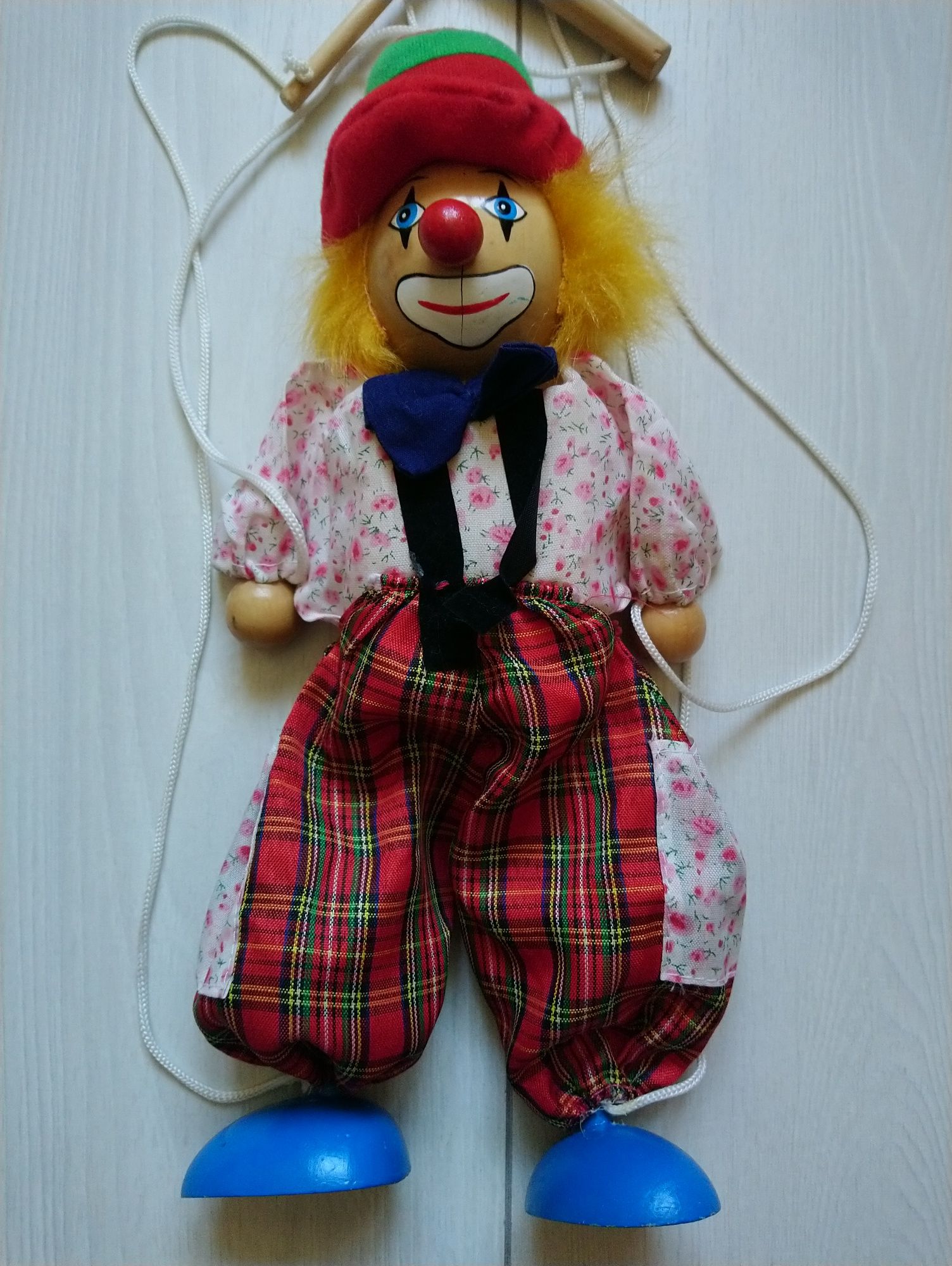 Іграшка Клоун деревяний