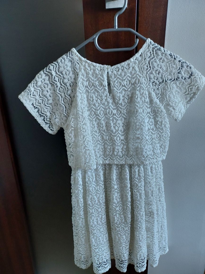Sukienka  Zara kolor biały