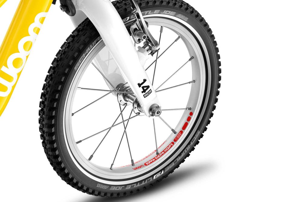 Nowy rower dziecięcy Woom Go 2 Vibrant Yellow, gwarancja, FV