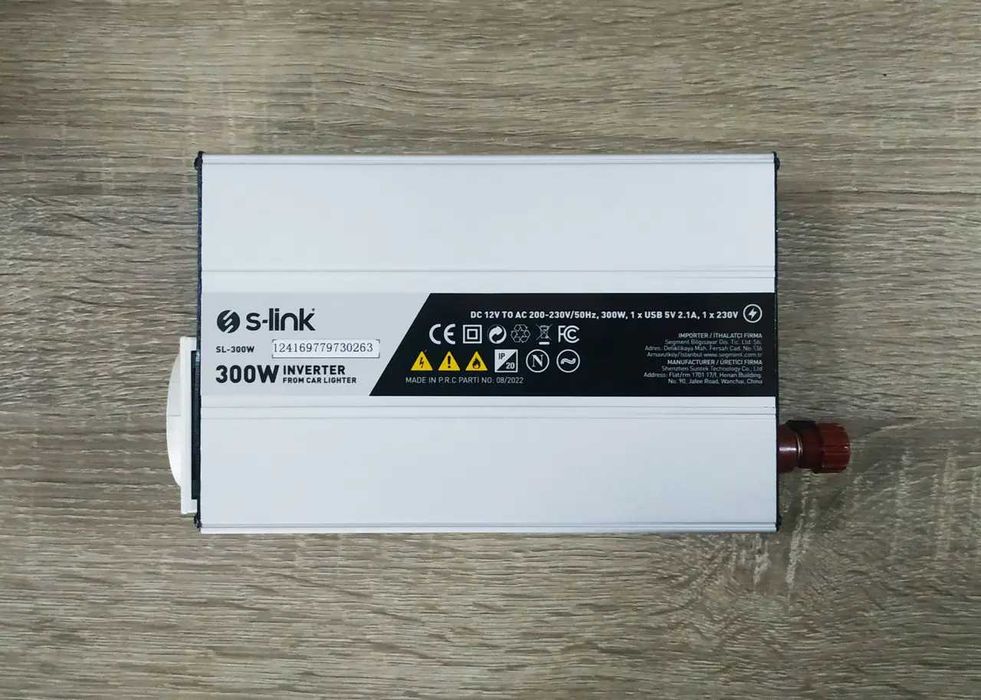 Преобразователь напряжения 12/220 600/300W Инвертор (Турция) для котла