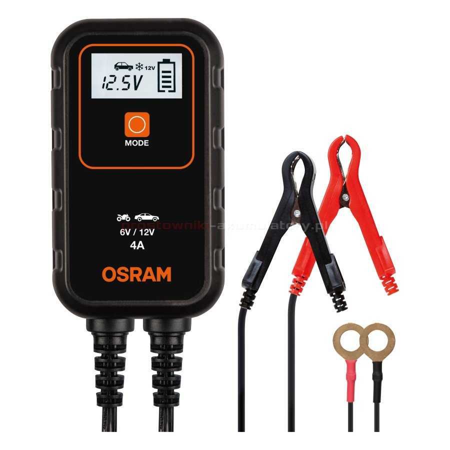 Inteligentny Prostownik Ładowarka OSRAM BATTERY CHARGE 4A 6/12V