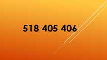 Złoty numer 518.405.406