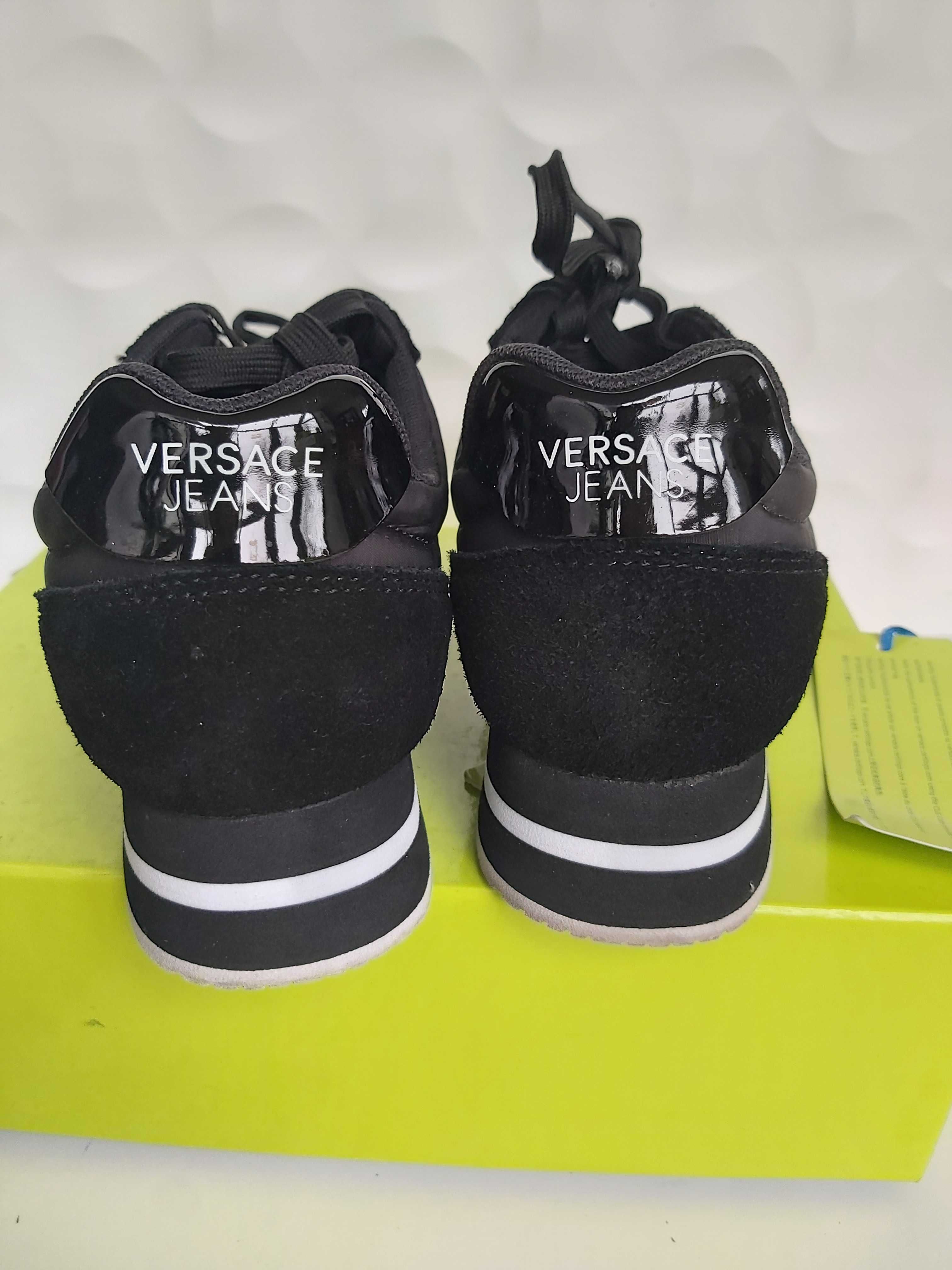UŻYWANE Sneakersy czarne trampki VERSACE 37