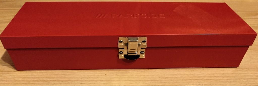 PARKSIDE® Zestaw nasadek w metalowym pudełku, 24 elementy