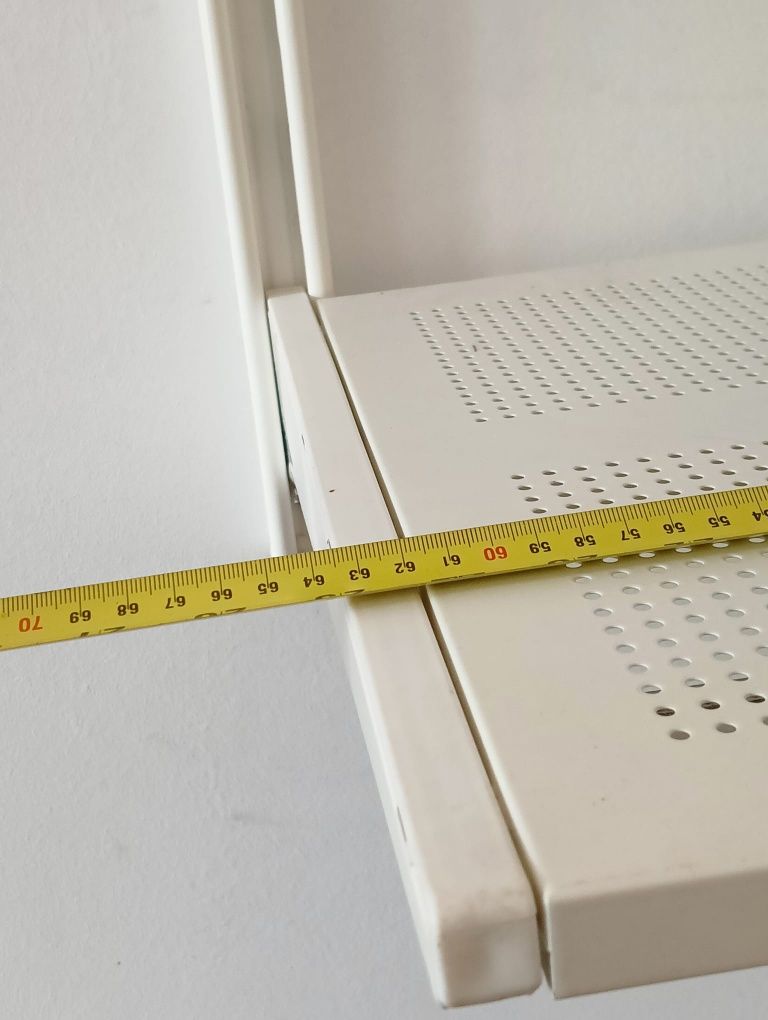 Półki wieszaki szafa wnękowa IKEA Algot