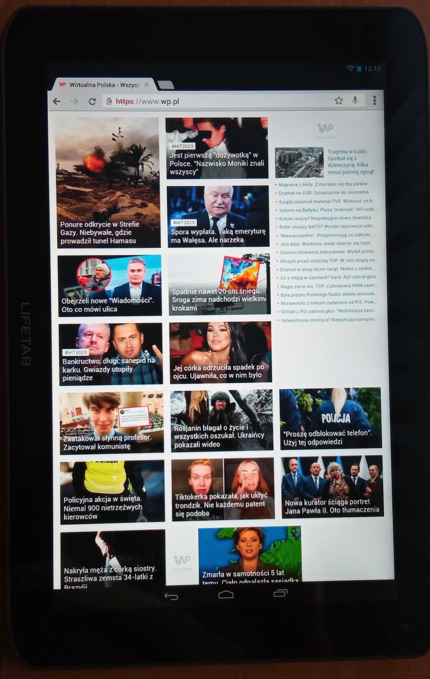 tablet Lifetab 10.1"