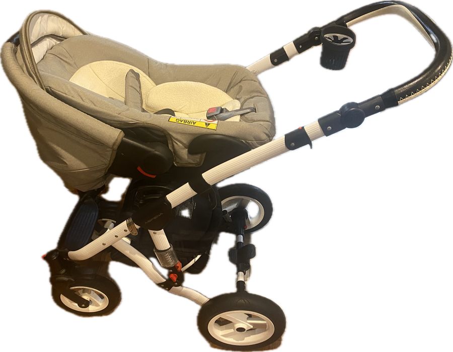 Wózek Adamex Aspena 3w1 Gondola, spacerowka, nosidelko