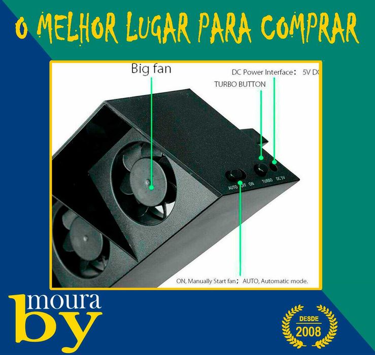 VENTOINHAS DE ARREFECIMENTO PLAYSTATION 4 PS4 COOLING FAN
