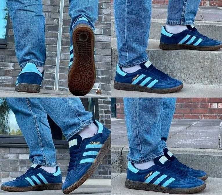 Мужские кроссовки Adidas Spezial Handball Blue 40-45 адидас Sale