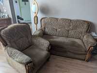 Zestaw wypoczynkowy - kanapa + fotel