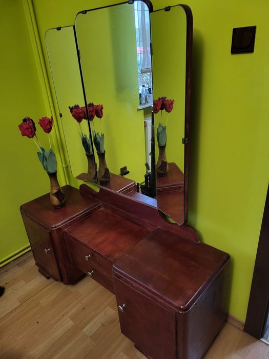 Stara piękna Toaletka po renowacji +2 szafki nocne