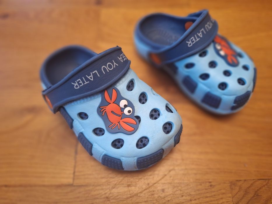 Cool Club, Klapki chłopięce, niebieskie, krab rozmiar 21