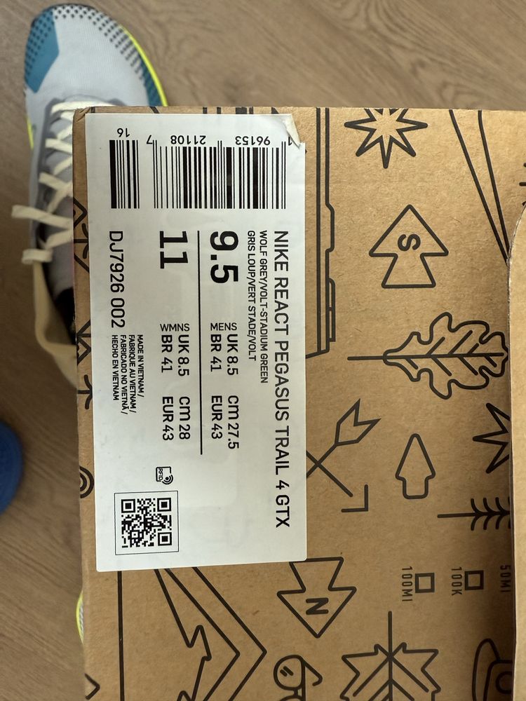 Nike React Pegasus Trail 4 GTX NOWE