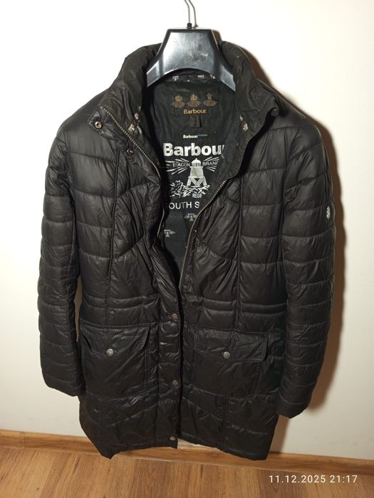 Barbour oryginalne puchowe zimowe midi kurtki damskie