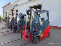 Wózek widłowy Linde gaz elektryk e16c h16 triplex duplex