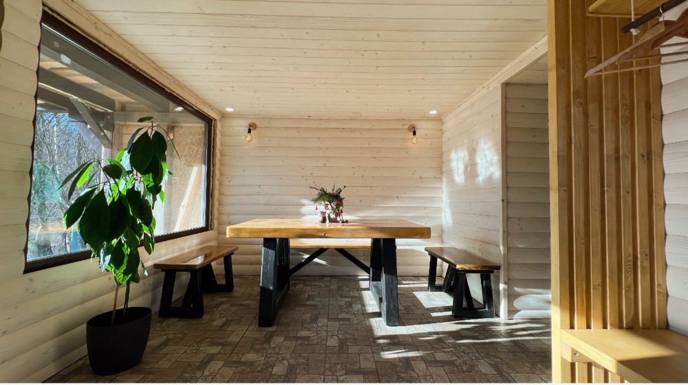 Оренда будинку в Карпатах з чаном та  сауною з басейном